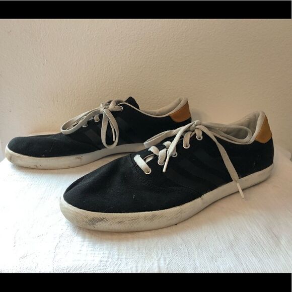 ADIDAS ORIGINALS Suede Black Sneakers Size 13 Men's - Picture 4 of 13